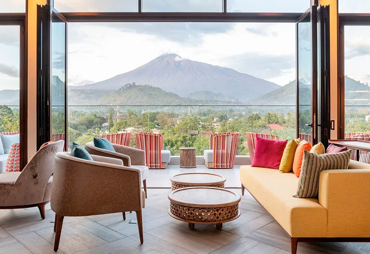 Gran Melia Arusha facade Meru view