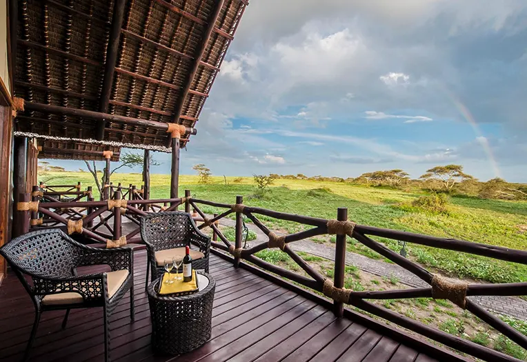 Lake Ndutu Luxury Tented Camp deck views