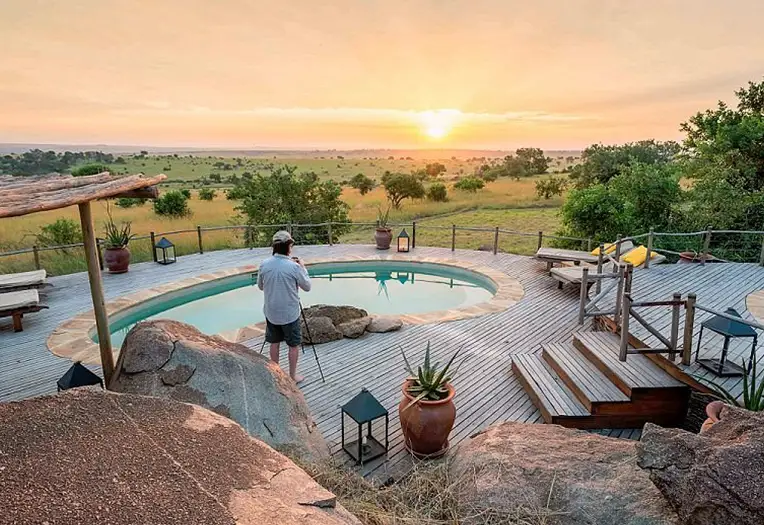Nomad Lamai Serengeti dining deck
