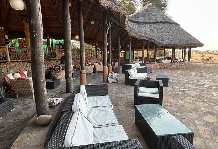 Ruaha River Lodge chalet view