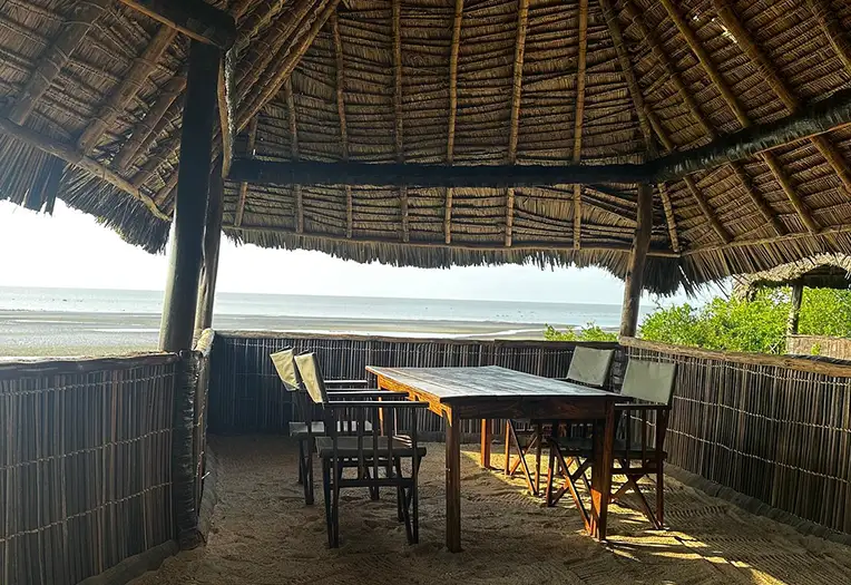 Simply Saadani Camp dining room view