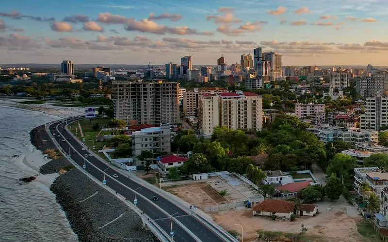 Dar es Salaam airport gateway departure