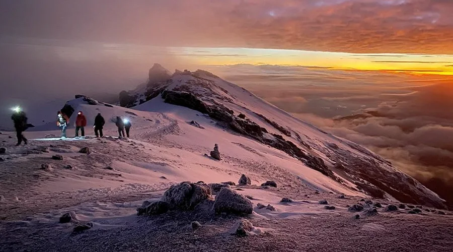 Uhuru Peak Sign